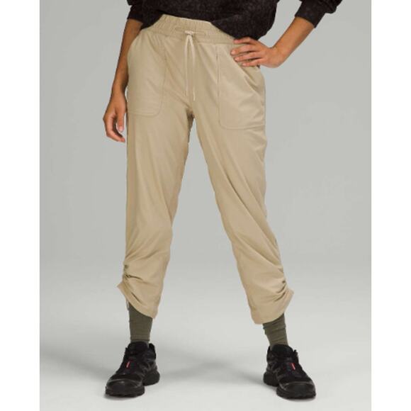 Lululemon Pants - Lululemon Women's Beyond the Studio Crop Pants Trench Tan 6 Swift Athleisure